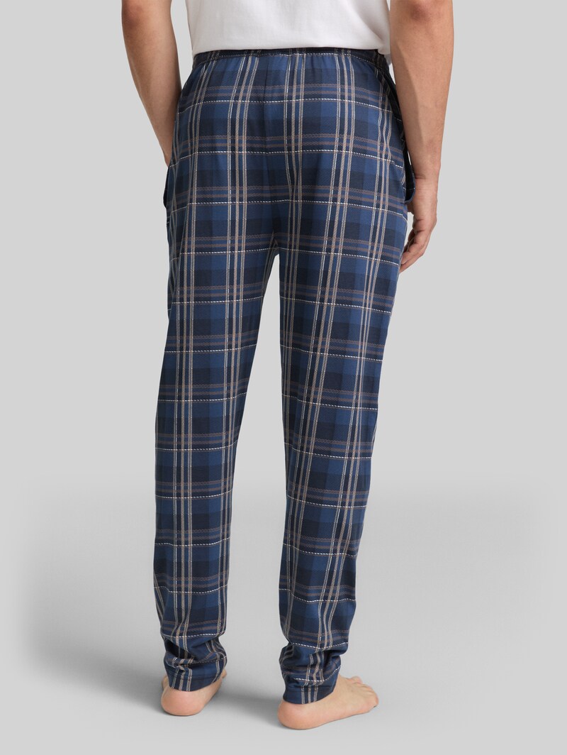 Tom Tailor Pyjama-Hose mit Karomuster - Blue-medium-check