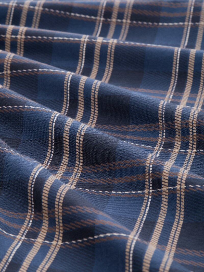 Tom Tailor Pyjama-Hose mit Karomuster - Blue-medium-check