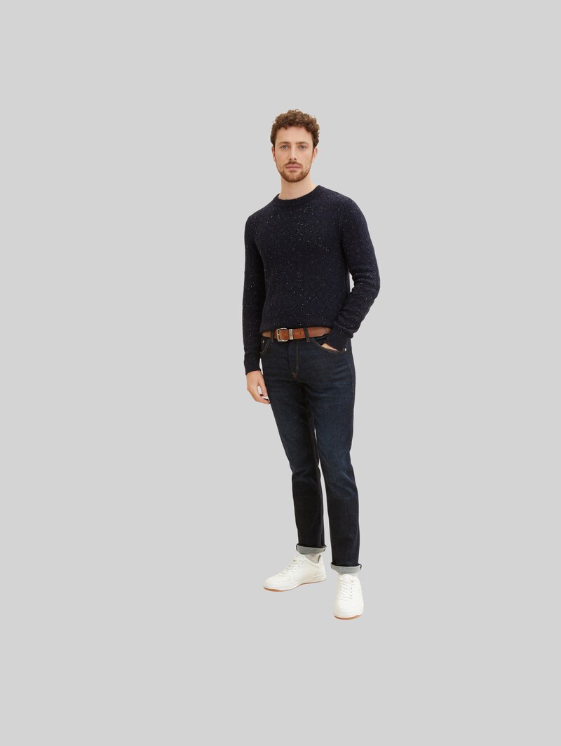 Tom Tailor TTTOM Ledergürtel mit eckiger Dornschließe - Light Brown Uni