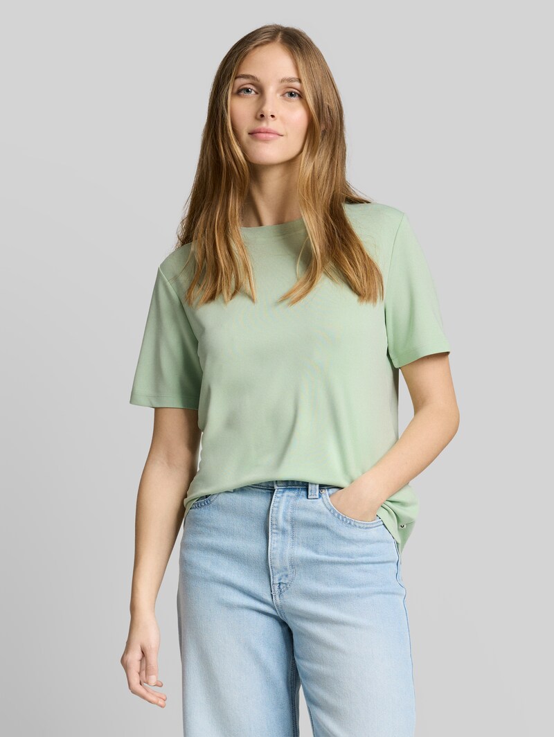 Tom Tailor Loose Fit T-Shirt - Light Matcha Green Tom Tailor Loose Fit T-Shirt - Light Matcha Green