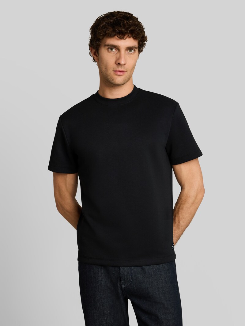 Tom Tailor Relaxed Fit Sweatshirt mit kurzen Ärmeln - Black Tom Tailor Relaxed Fit Sweatshirt mit kurzen Ärmeln - Black
