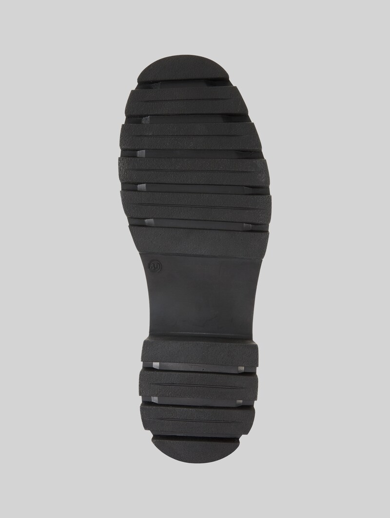 Tom Tailor Gefütterte Stiefel aus Leder - Black