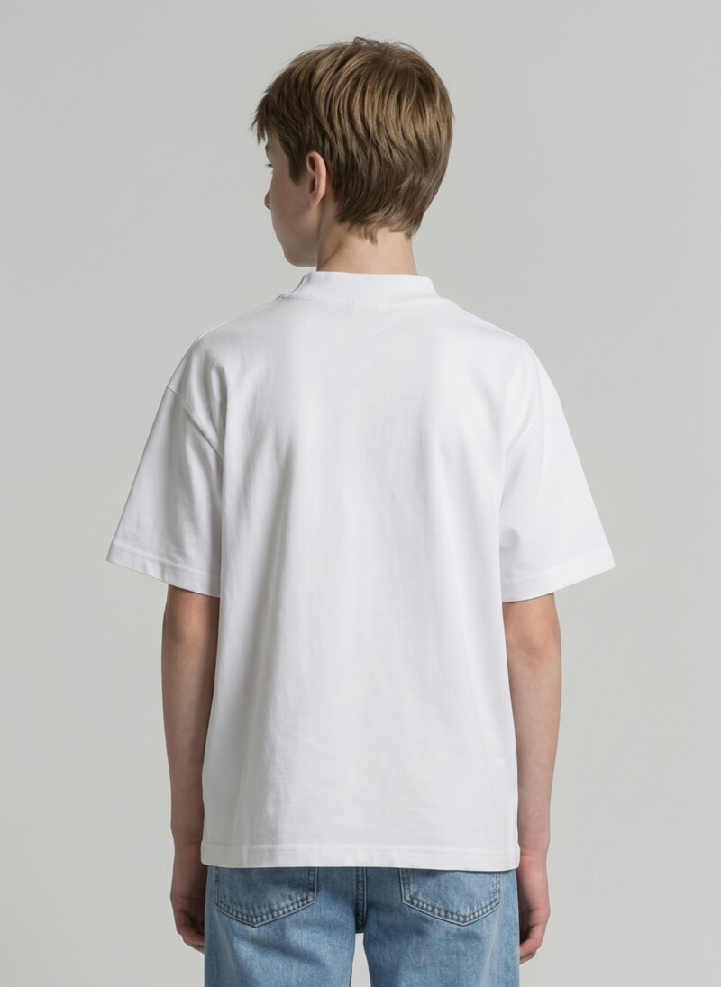 Tom Tailor Oversize Piqué Poloshirt - White