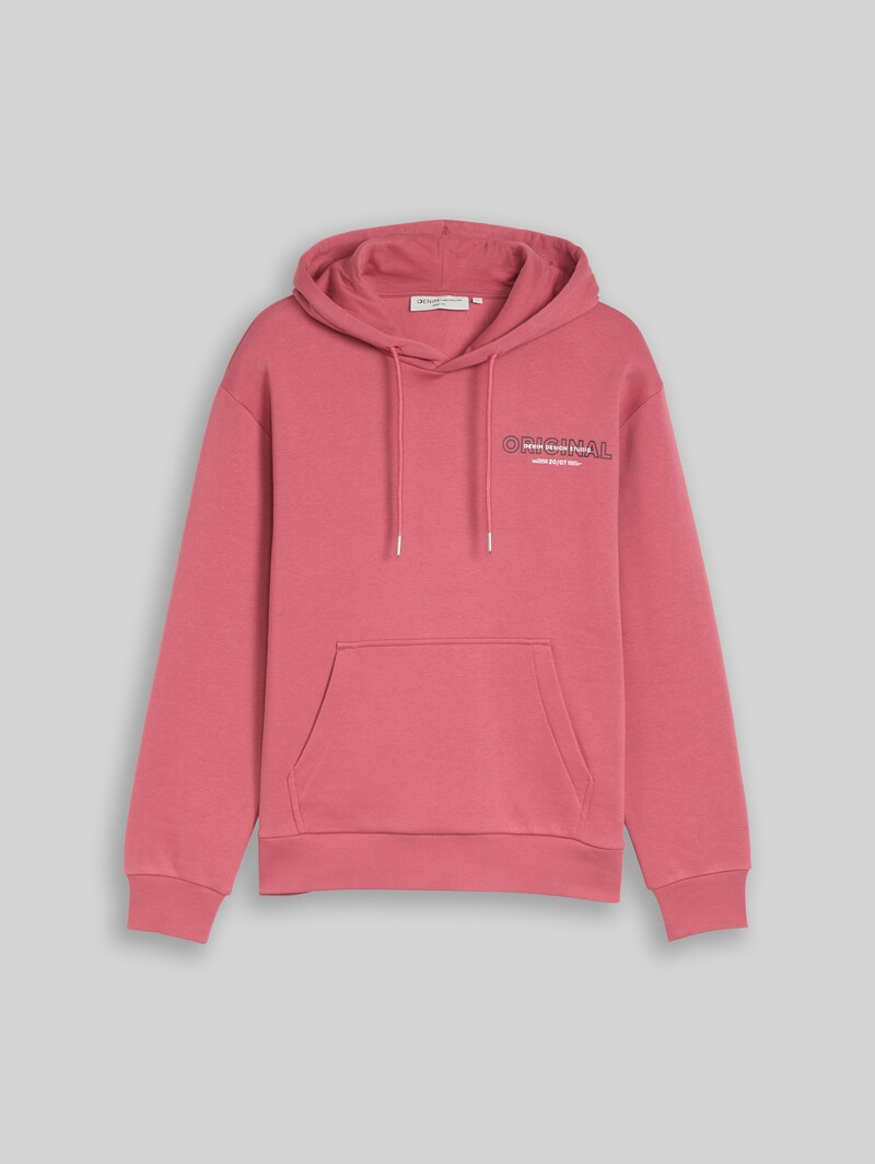 Tom Tailor Hoodie Sweatshirt mit Print - Baroque Rose