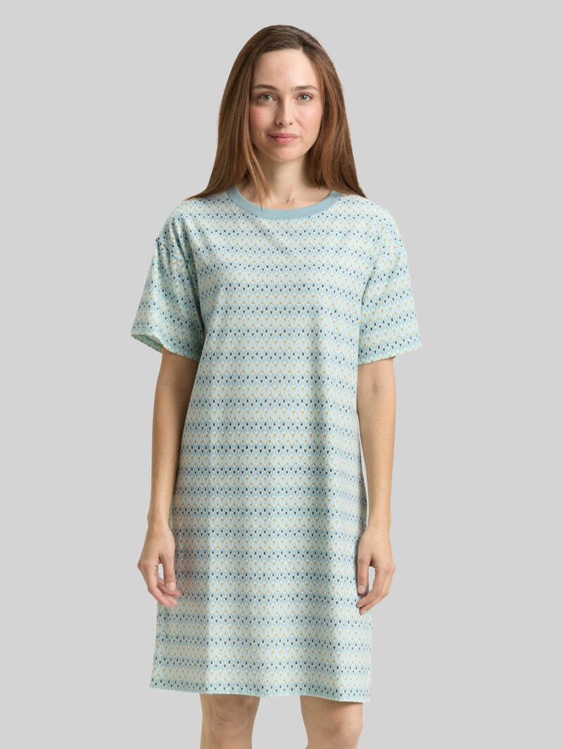 Tom Tailor Nachthemd mit Muster - Blue-medium-allover Tom Tailor Nachthemd mit Muster - Blue-medium-allover