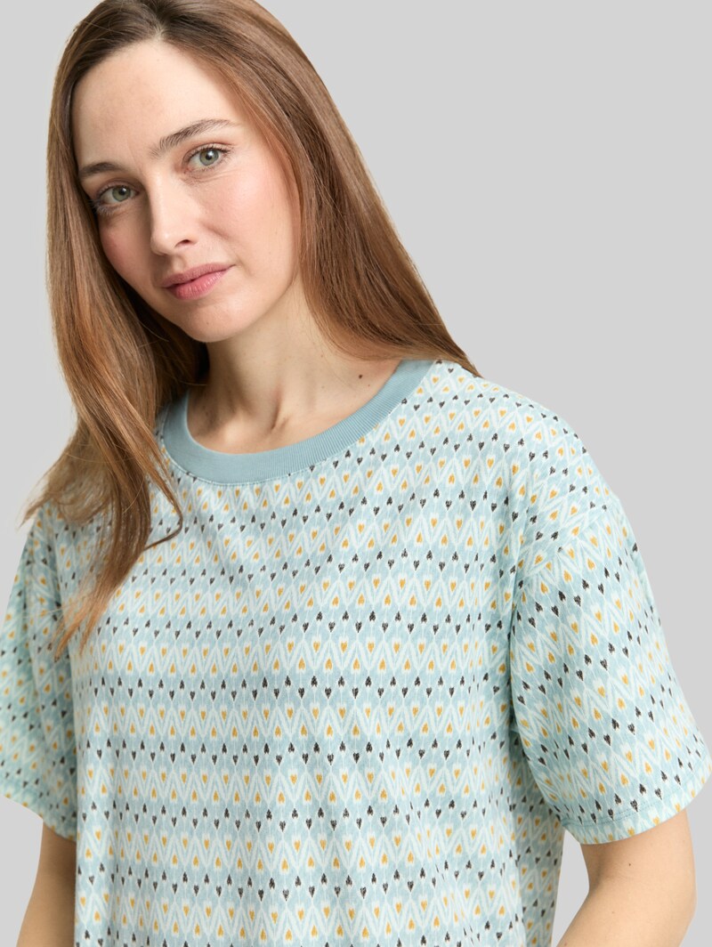 Tom Tailor Nachthemd mit Muster - Blue-medium-allover