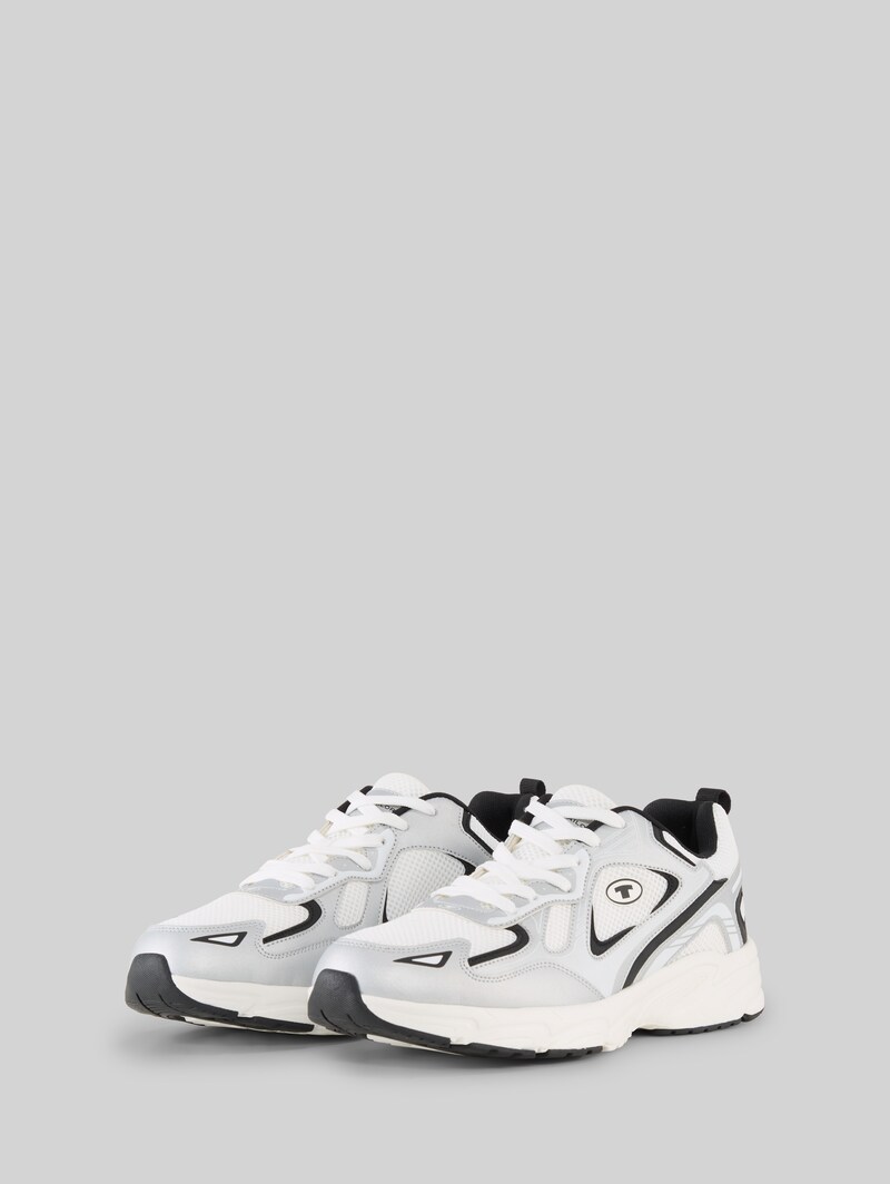Tom Tailor Sneaker mit Colour-Blocking - White-silver