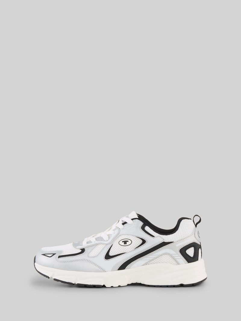 Tom Tailor Sneaker mit Colour-Blocking - White-silver