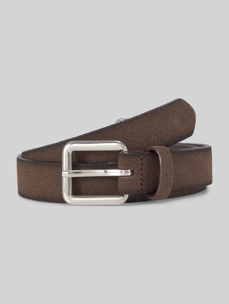 Tom Tailor TTDAISY Kids schmaler Gürtel mit eckiger Dornschließe - Brown Uni