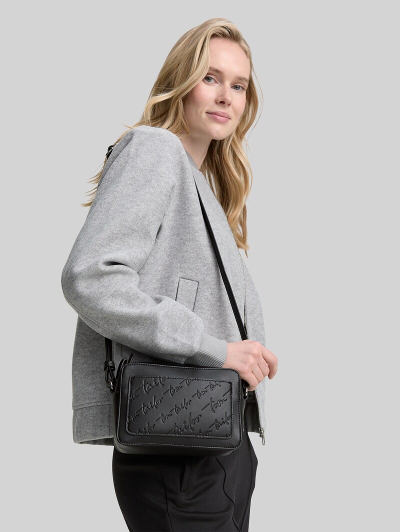 Tom Tailor TTWENDI Umhängetasche mit Logo-Prägung - Schwarz / Black