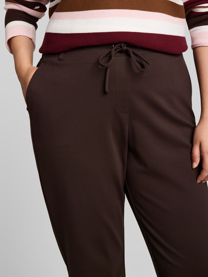 Tom Tailor Plus Size - Loose Fit Hose - Java Dark Brown