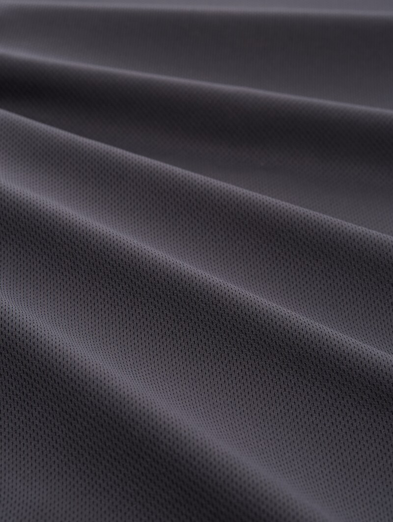 Tom Tailor Mesh T-Shirt mit Rückenprint - Coal Grey