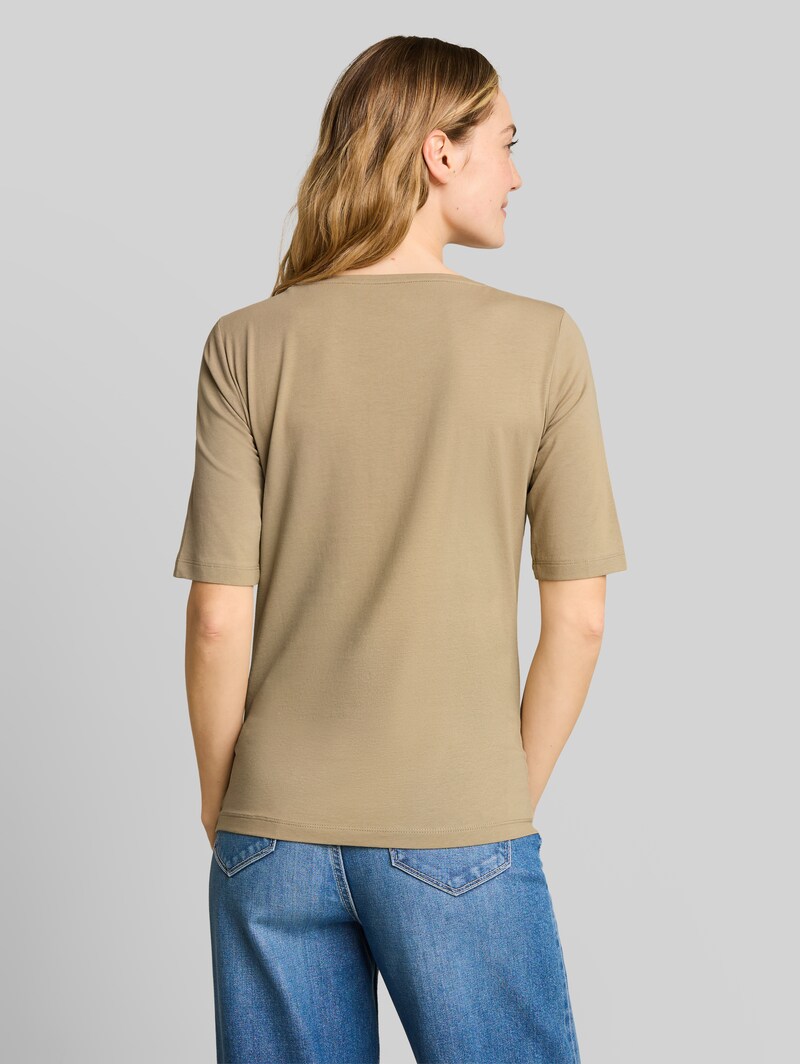 Tom Tailor T-Shirt mit Print - Silver Olive