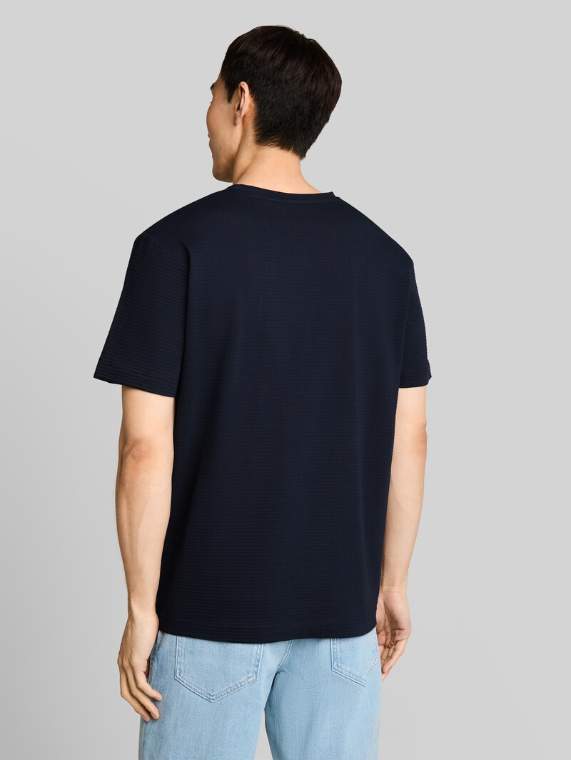Tom Tailor T-Shirt aus Baumwolle - Sky Captain Blue