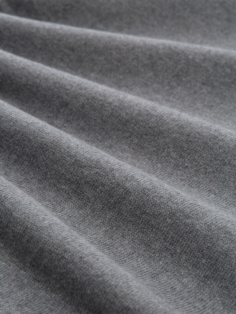 Tom Tailor Rollkragenpullover mit Kaschmir-Anteil - Classic Dark Grey Melange