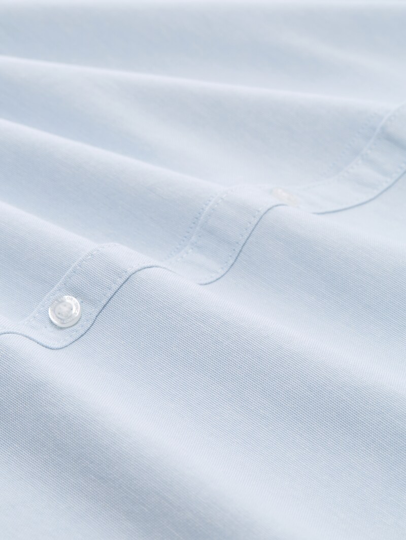 Tom Tailor Regular Fit Hemd mit Logo-Stickerei - Blue Oxford