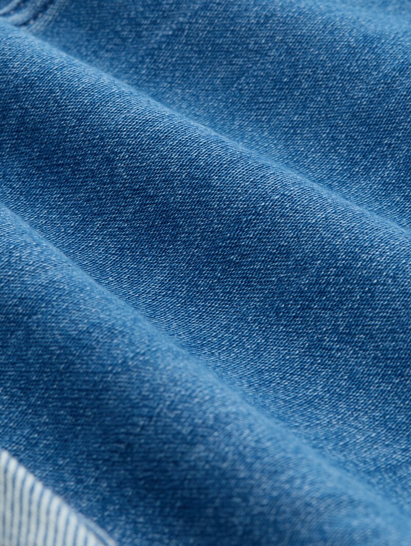 Tom Tailor TTMORRIS RELAXED Jeans Shorts - Clean Mid Stone Blue Denim