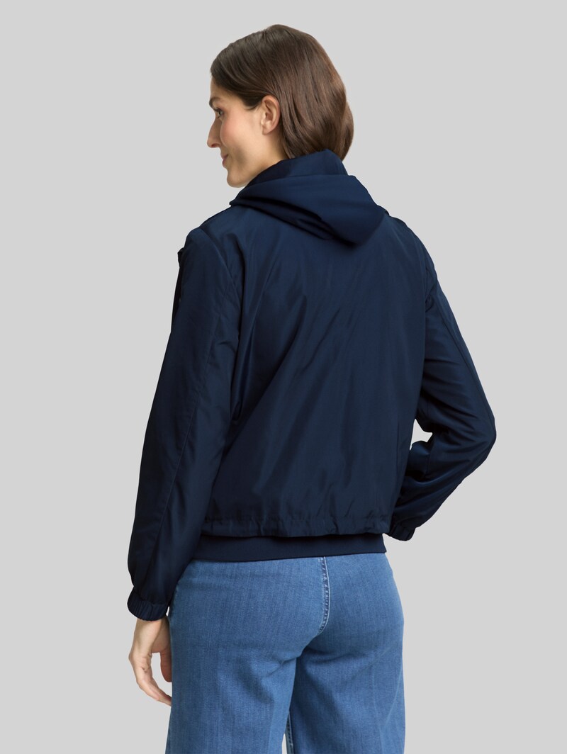 Tom Tailor Übergangsjacke mit verstaubarer Kapuze - Sky Captain Blue