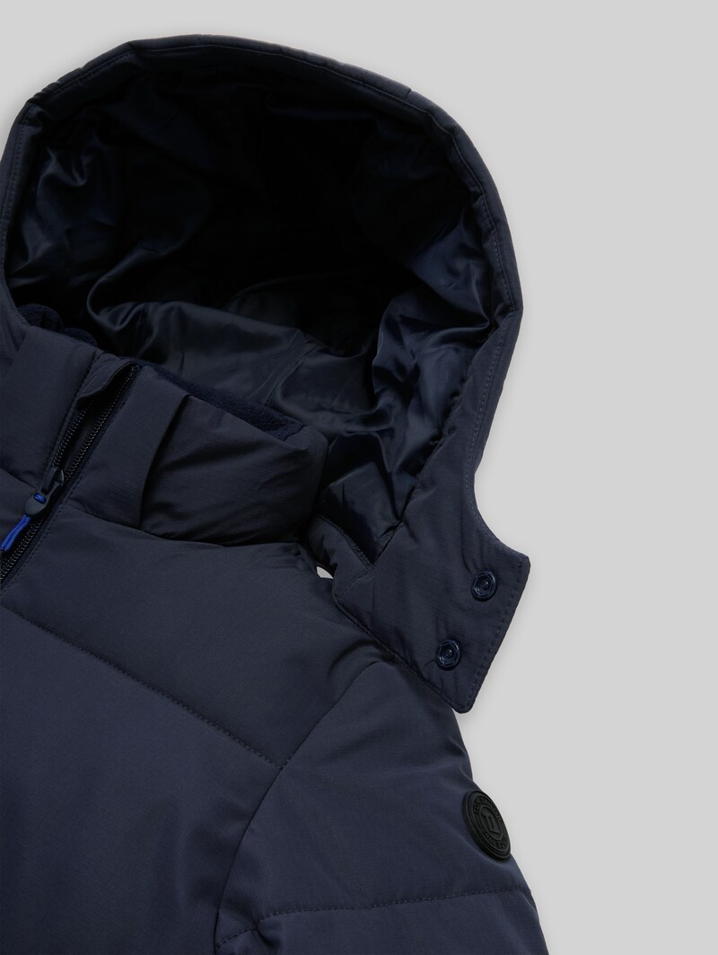 Tom Tailor Puffer-Jacke mit abnehmbarer Kapuze - Sky Captain Blue