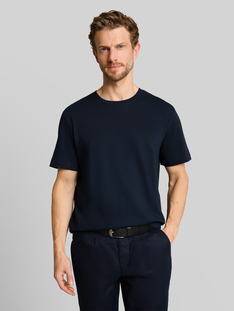 Tom Tailor T-Shirt aus Baumwolle - Sky Captain Blue Tom Tailor T-Shirt aus Baumwolle - Sky Captain Blue