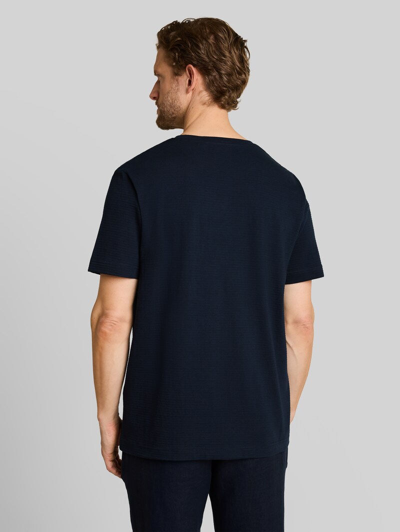 Tom Tailor T-Shirt aus Baumwolle - Sky Captain Blue