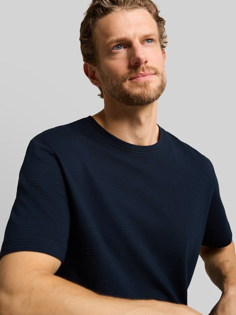 Tom Tailor T-Shirt aus Baumwolle - Sky Captain Blue