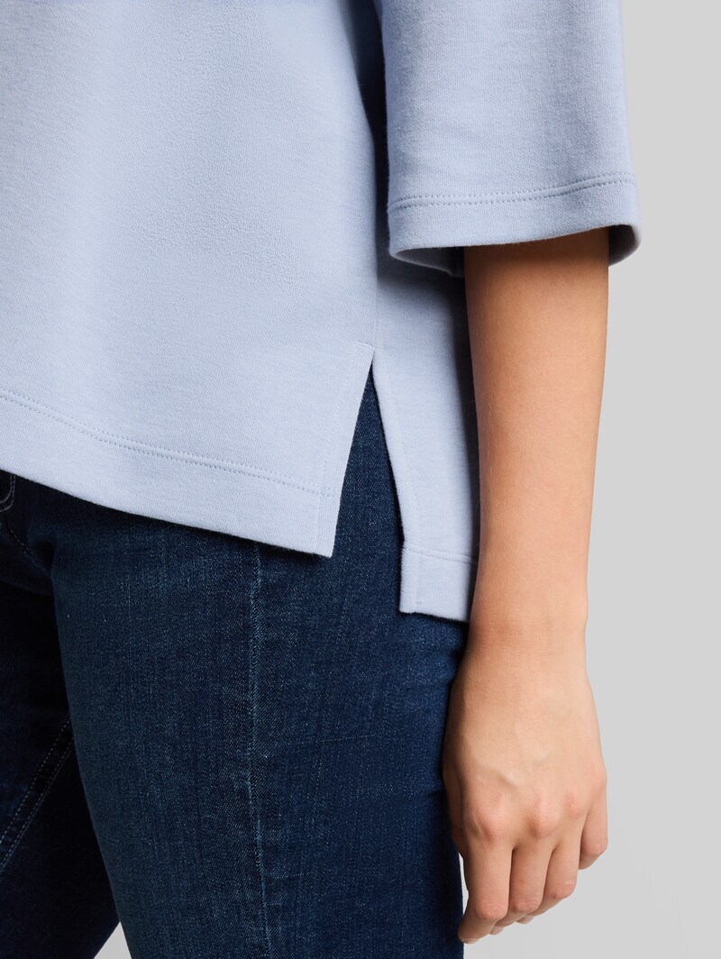 Tom Tailor Boxy Fit T-Shirt - Foggy Sky Blue