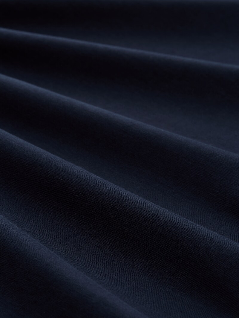 Tom Tailor Basic T-Shirt mit Rundhalsausschnitt - Sky Captain Blue