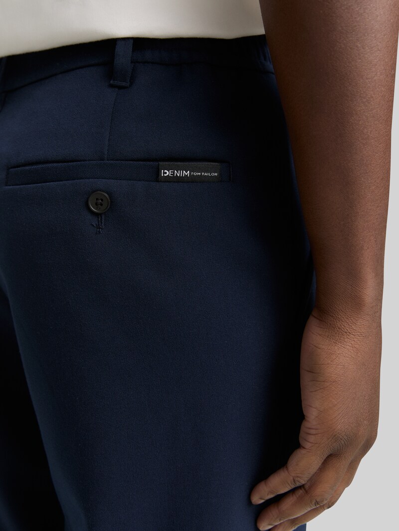 Tom Tailor TTLoose Chino Hose mit Bügelfalte - Sky Captain Blue