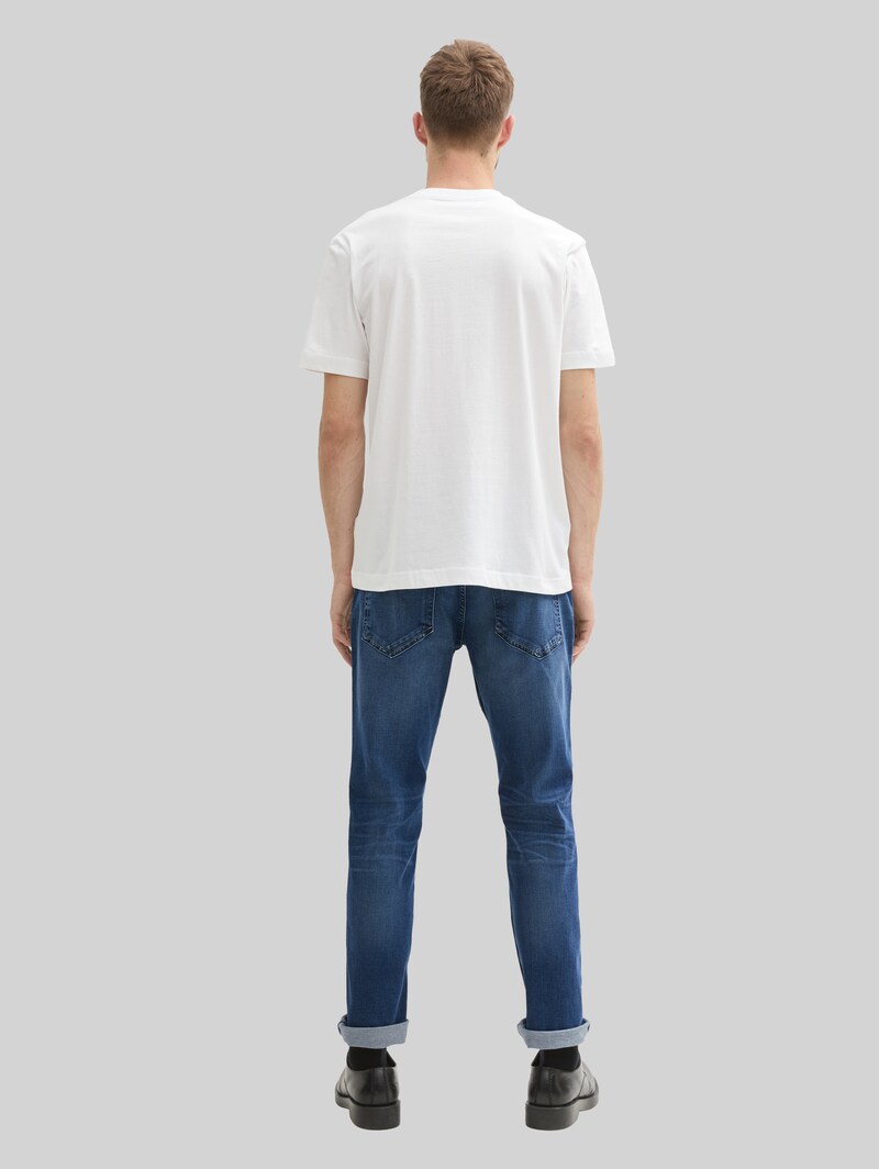 Tom Tailor TTMARVIN STRAIGHT Jeans - Used Dark Stone Blue Denim