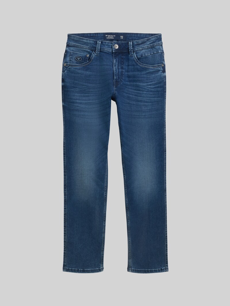 Tom Tailor TTMARVIN STRAIGHT Jeans - Used Dark Stone Blue Denim