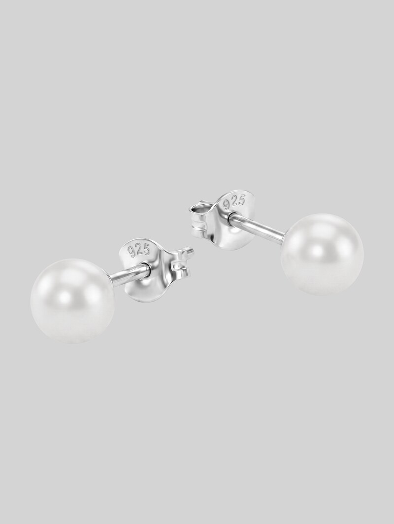 Tom Tailor Perlen-Ohrstecker - Silber 925 - Silver