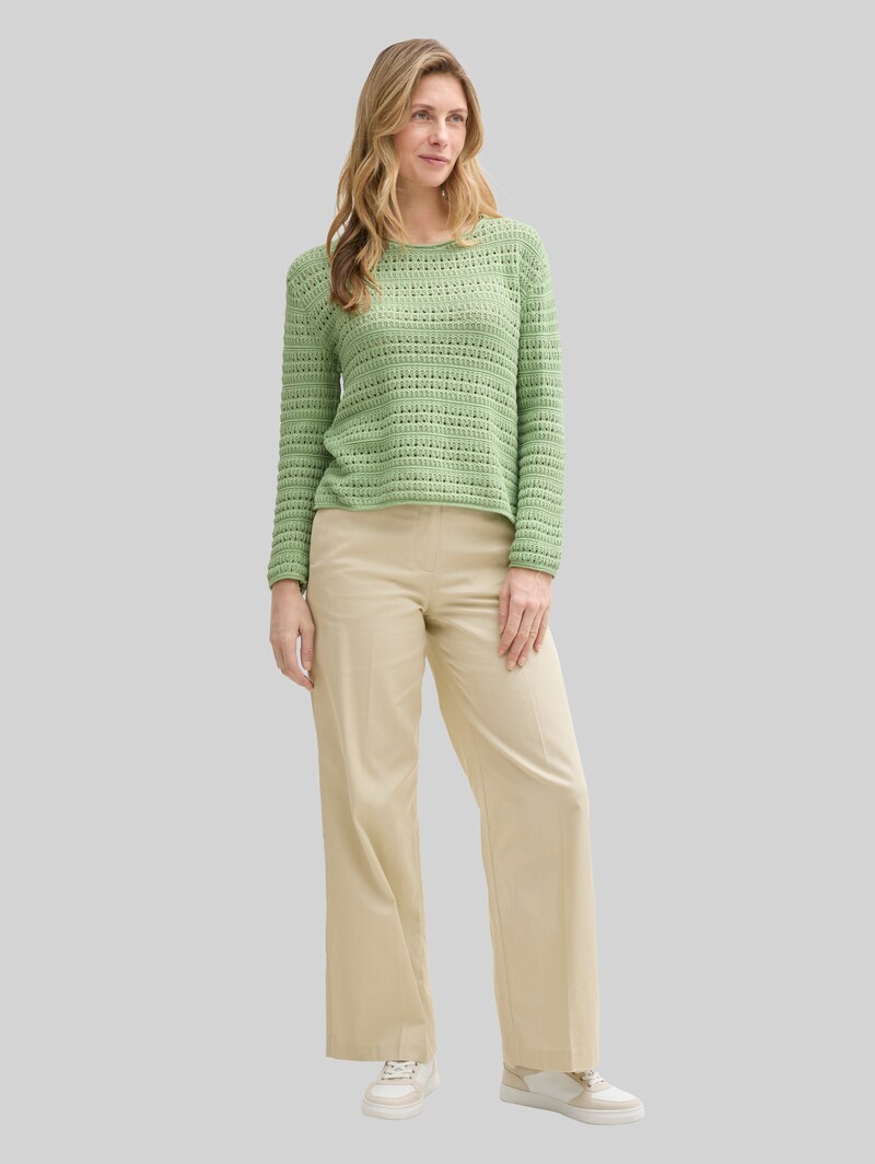 Tom Tailor Strickpullover aus Bio-Baumwolle - True Green
