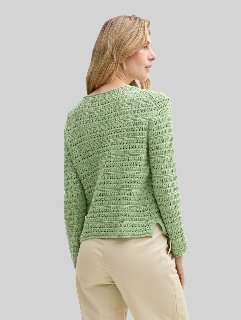 Tom Tailor Strickpullover aus Bio-Baumwolle - True Green