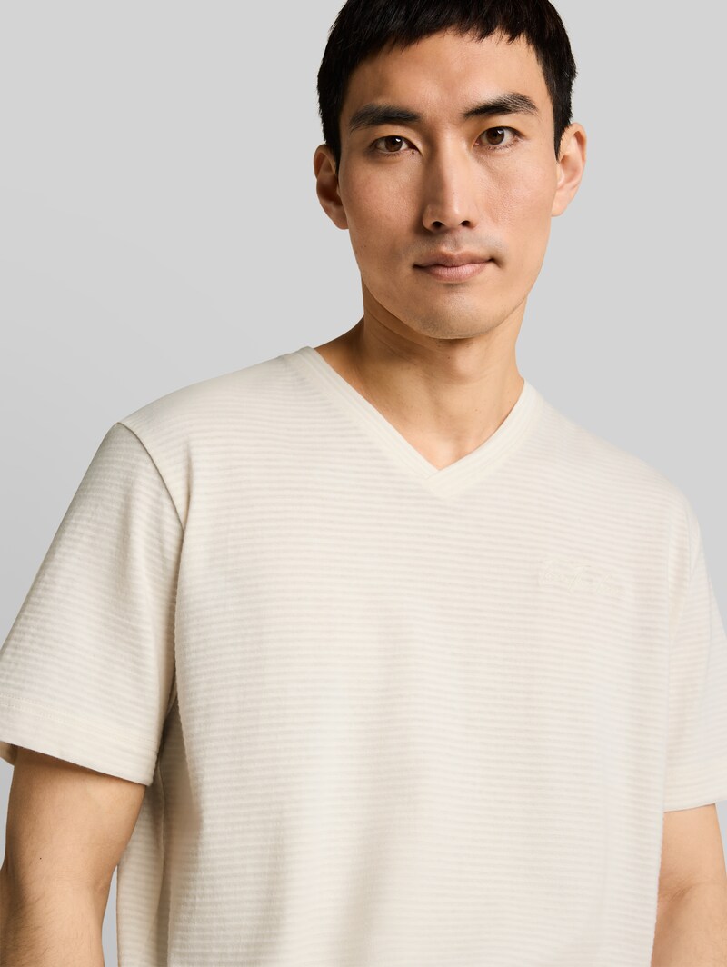 Tom Tailor T-Shirt aus Baumwolle - Gardenia White