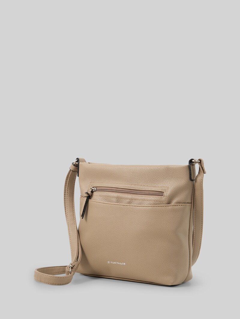 Tom Tailor TTWINA S Umhängetasche mit Reißverschluss-Details - Taupe / Taupe