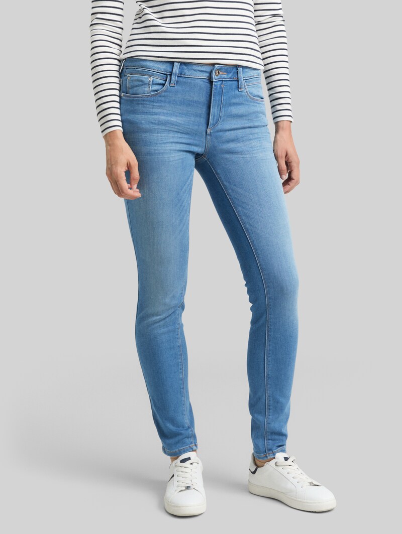 Tom Tailor TTALEXA SKINNY Jeans - Mid Stone Wash Denim