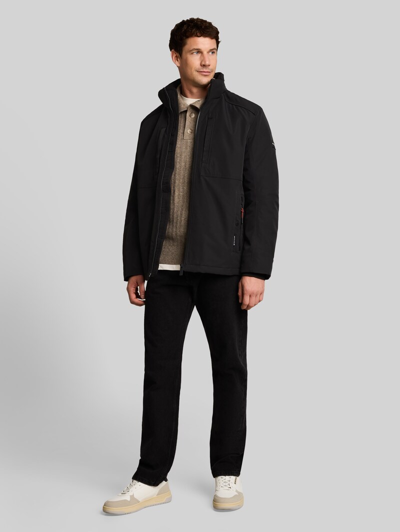 Tom Tailor Funktionsjacke mit abnehmbarer Kapuze - Black