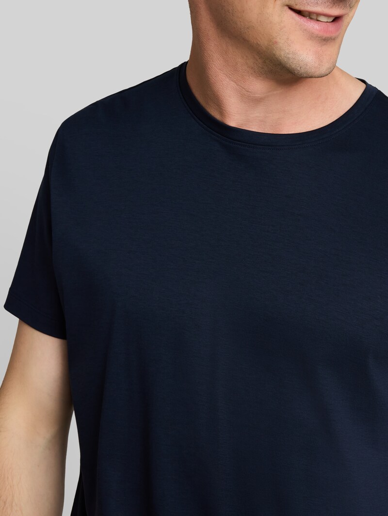 Tom Tailor T-Shirt in Unifarben - Sky Captain Blue