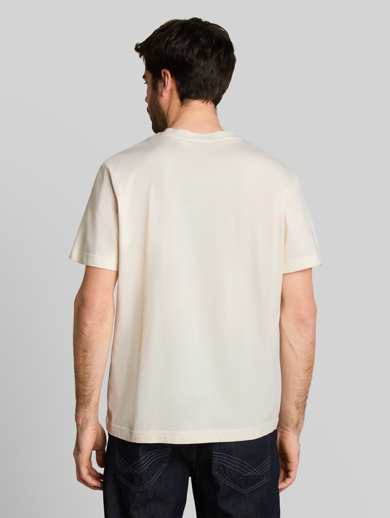 Tom Tailor T-Shirt mit Fotoprint - Gardenia White