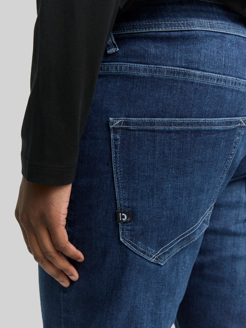 Tom Tailor TTBRYDEN TAPERED Jeans mit Stretch - Mid Stone Bright Blue Denim