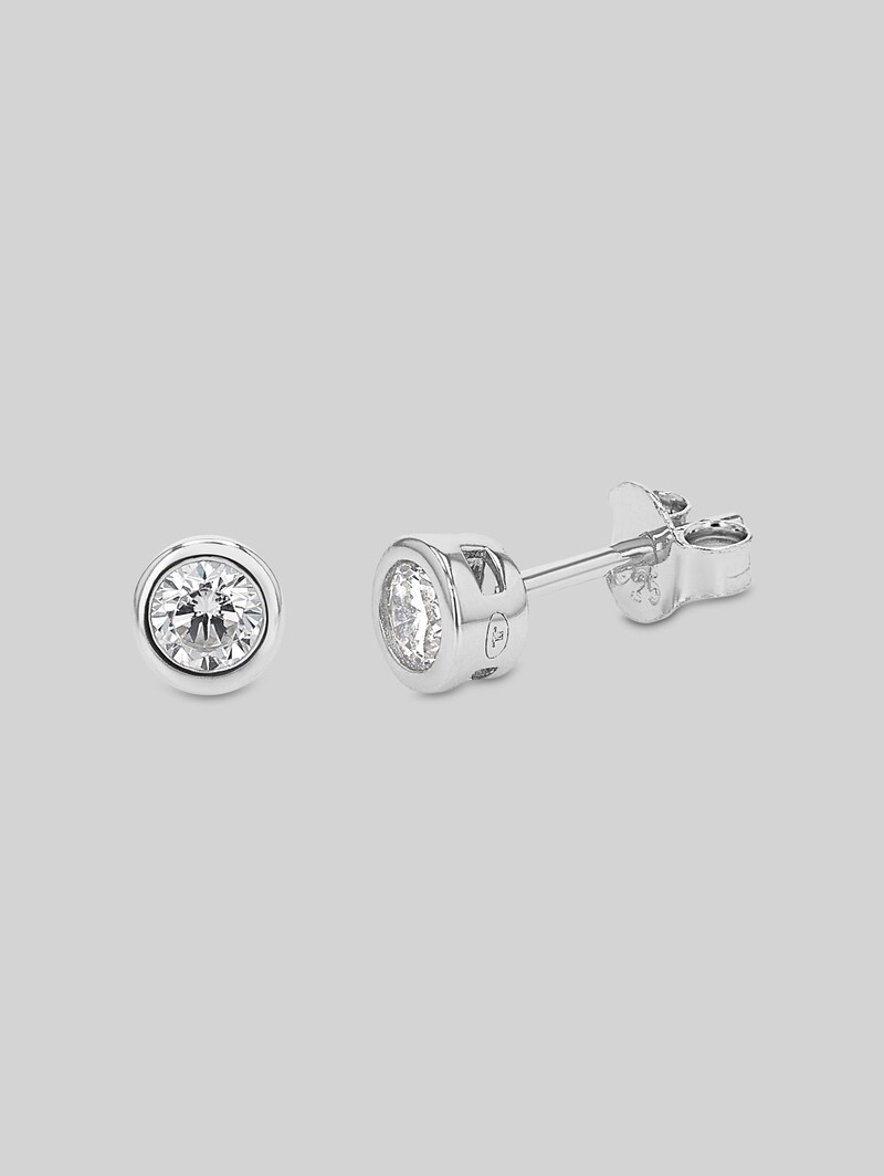 Tom Tailor Ohrstecker Silber 925 - Stein Zirkonia weiß - Silver Tom Tailor Ohrstecker Silber 925 - Stein Zirkonia weiß - Silver