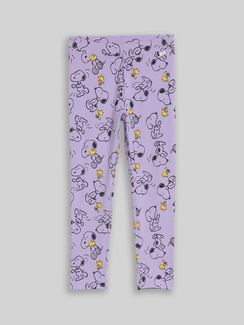 Tom Tailor Leggings mit Peanuts-Print - Sweet Purple Snoopy Allover