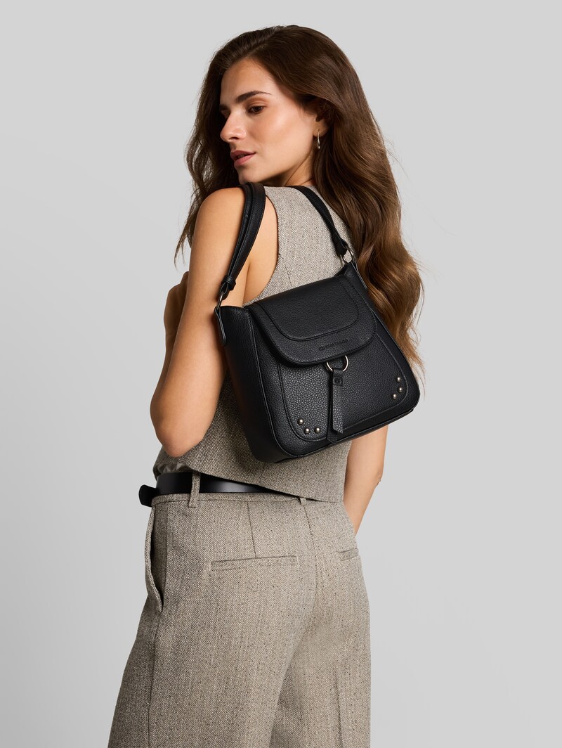 Tom Tailor TTNALANI S Umhängetasche mit Nieten - Schwarz / Black