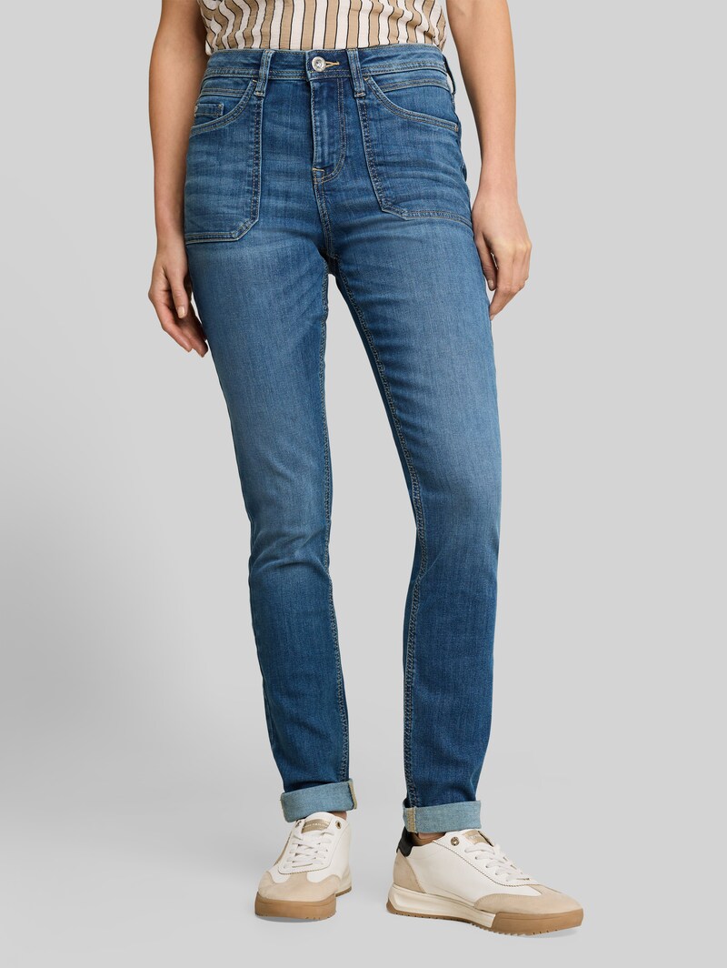 Tom Tailor TTMAYA TAPERED Jeans - Mid Stone Wash Denim