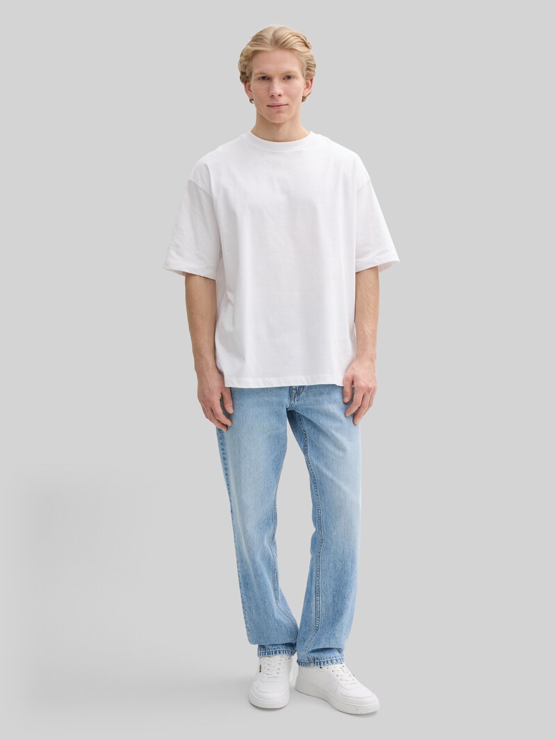 Tom Tailor TTWAYLEN RELAXED Jeans - Used Light Stone Blue Denim