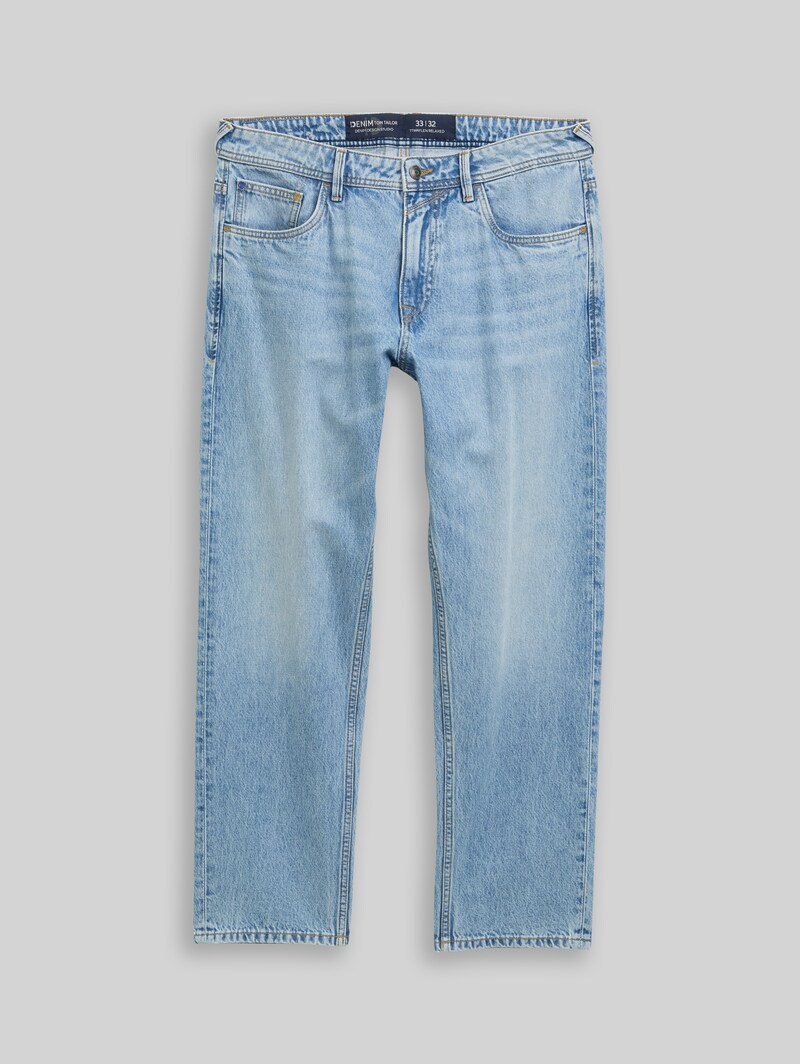 Tom Tailor TTWAYLEN RELAXED Jeans - Used Light Stone Blue Denim