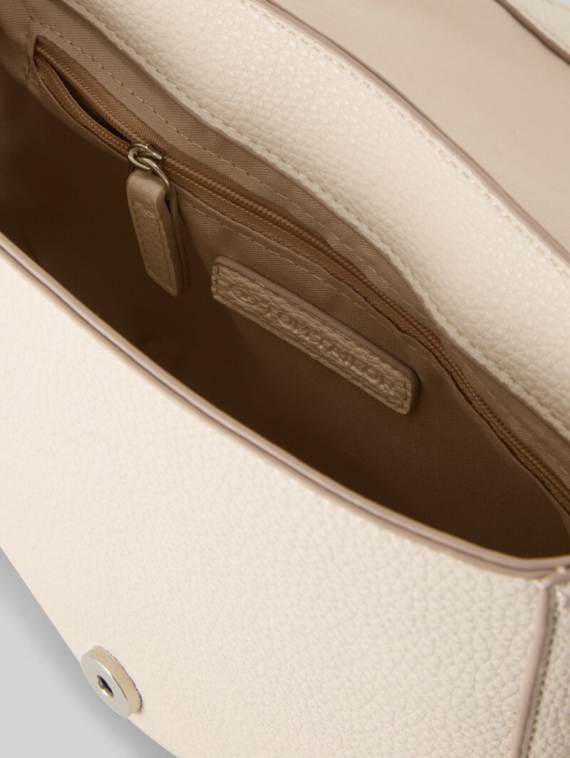 Tom Tailor TTDAHLIA Umhängetasche mit abgerundeten Ecken - Off White / Off White