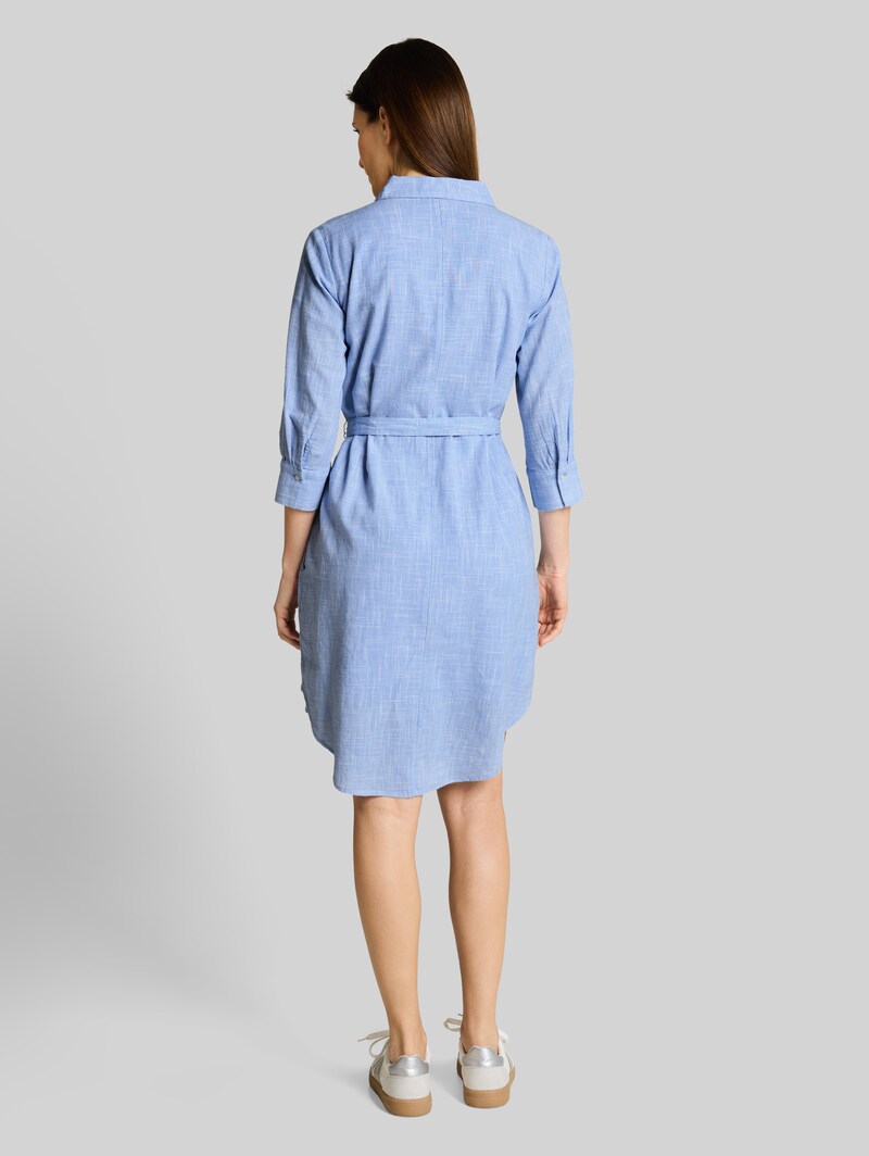 Tom Tailor Blusenkleid mit Bindegürtel - Dreamy Blue