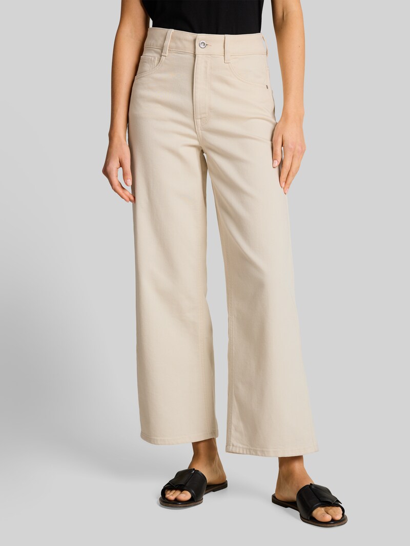 Tom Tailor TTNELMA CULOTTE Jeans - Raw Offwhite Denim
